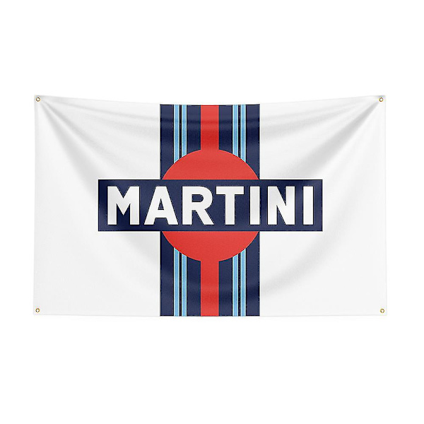 3x5 Martini Racings Flag Polyester Tryckt Racing Bil Banner För Dekor -gt  (FMY) 60 x 90cm C