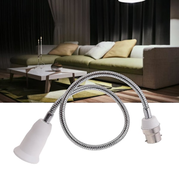 Justerbar B22 til E27 Forlenget Lysholder Stativ LED Lyskontakt Forlenger (FMY) C