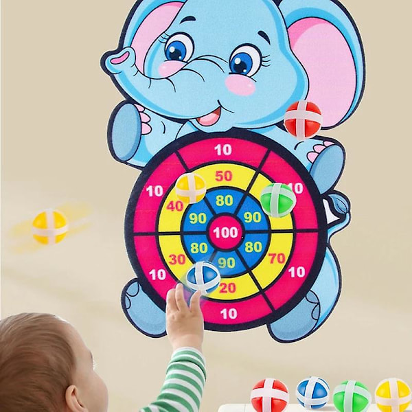 Sticky Ball Dart Board - Tavoite Urheilupelit Lelut Lapsille Ulkoilmajuhlaleikit Sticky Ball Heitto Pelit (FMY) little monkey