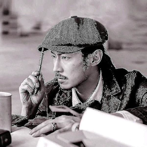 Bimirth Gatsby Ull Golf Driving Flat Beret Hattar (FMY) Black L 58-60CM