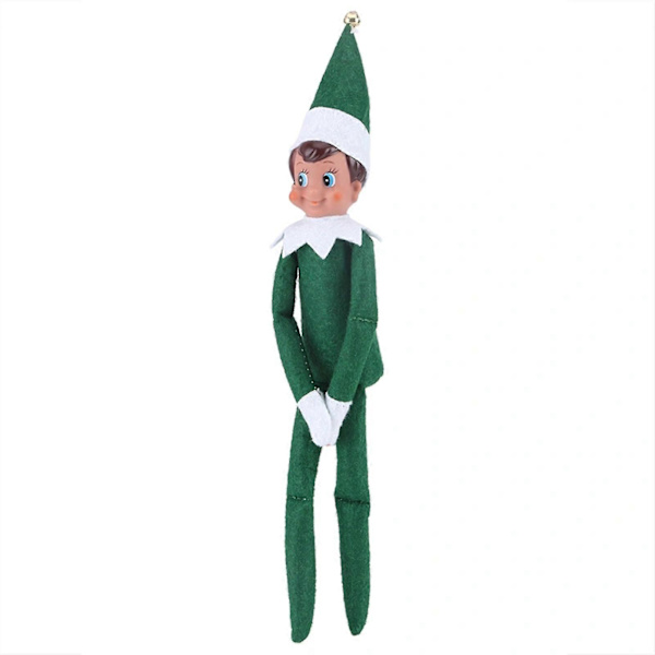 Söt Jultomtedocka med Hatt Stilfulla Julpartyn Dekoration Födelsedag Julgåva (FMY) Green