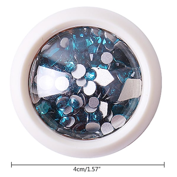 Nail Rhinestones Multi Shapes Crystal Gems för 3d Nails Art Decorations (FMY)