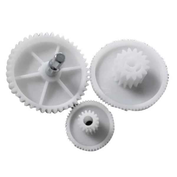 3 kpl Kotitalous lihamyllyn muoviset vaihteet Vaihto S/M/L vaihde kotitalous lihamyllyn korjaukseen (FMY) white