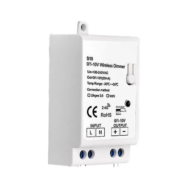 Tuya WIFI/Zigbee 0-10V Dæmpningscontroller Egnet til 1-10V Dæmpbar Strømforsyning (FMY) GATEWAY
