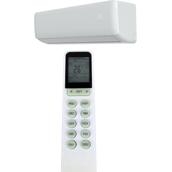 Holdbar Airconditionings Fjernbetjening Passer Til Aux Ykr-n/002e Yk-n/301e  (FMY)
