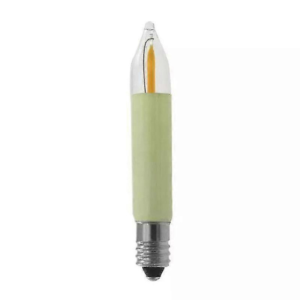 20 stk. E10 LED Lysestagslampe Lille Stikkontakt 8-55v 0,1-0,2w Længde 65mm Udskiftningslampe Schwibbogen  (FMY) A 10pcs