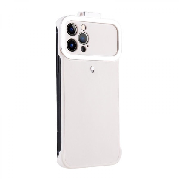 Suitable For Iphone 12 Pro Max Mobile Phone Case Fill Light Square Fill Light (white)  (FMY)