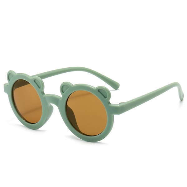 Mote Bear Barn Solbriller UV-beskyttelse Barn Solbriller ---grønne (FMY)