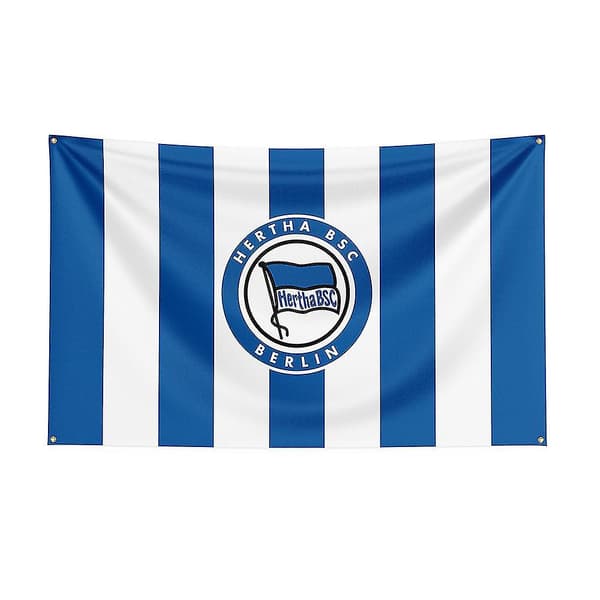 3x5 Hertha Bsc Flagg Polyester Trykt Racing Sport Banner For Dekor  (FMY) 90 x 150cm E