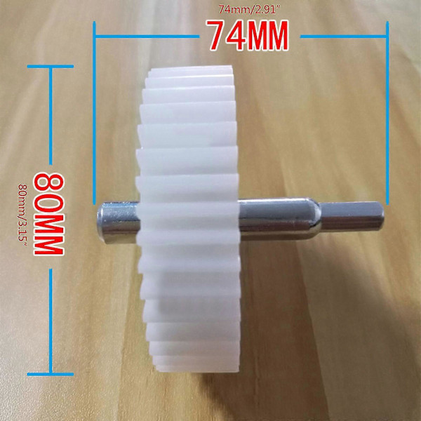 3 stk./sæt Kødhakker Plastgear Husholdnings Pølsestopper Chili Processor Udskiftnings Gearkasse Reservedele Køkkenapparat DIY T (FMY)