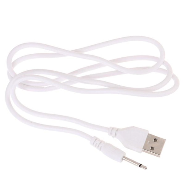 USB Dc 2.5 vibraattorin laturin johto ladattaville aikuisten leluille (FMY) White