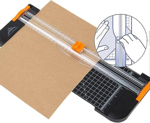 Papirkutter, papirkutterblader, reserveblader for A4 papirkuttere for papirkutterkortpapir, 6 stk (FMY)