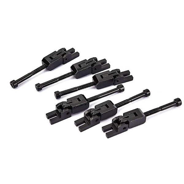 Set med 6 dubbel låssystem låsta sadlar för Floyd-Rose gitarr tremolo stall (svart)  (FMY) Black