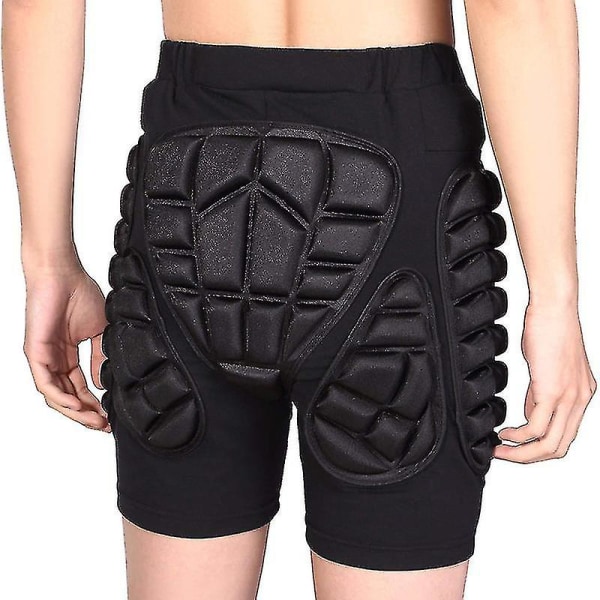 Hip Butt Protection Shorts Eva Paded Guard Short Pants For Ski Outdoor Ice Skating Snowboard  (FMY) L