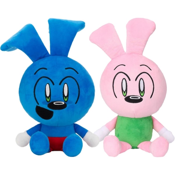2st Riggy Plysch, 10" Söt Riggy Bunny Plyschleksak för fans Present - Mjuk fylld figurdocka för barn och vuxna -halloween (FMY)