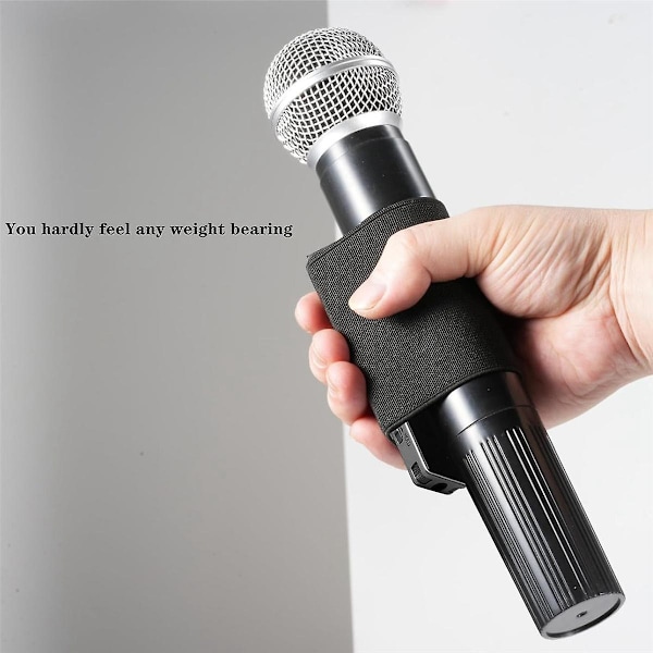 2-pakning håndmikrofon elastisk erme for TX650/TX660 opptakere, for bryllupsvideografer (FMY) Black