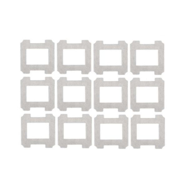 12 st kompatibla med Ecovacs WINBOT W1-W1 Pro Fönsterdammsugare Moppduk Ersättningsdelar Rengöringsdynor (FMY)