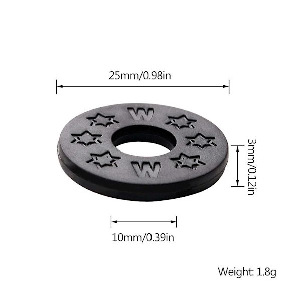 10 st Strap Locks Gummi Gitarrem Rem Lås Block Gitarr Skydd Gitarrlås (FMY) Blue
