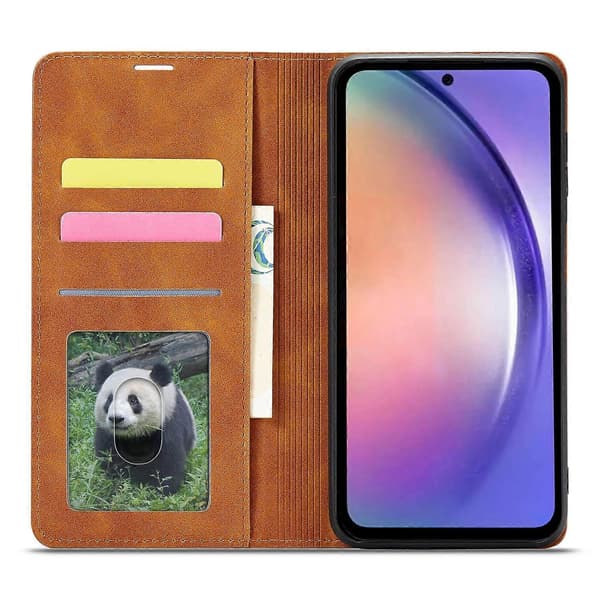 Galaxy A54 5G puhelinkotelo (FMY) Multicolor Brown