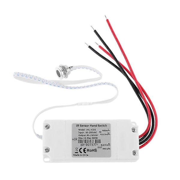 Belysning PIR Sensor Switch Belysning Infraröd på/av Rörelsesensor för Garderob (FMY)