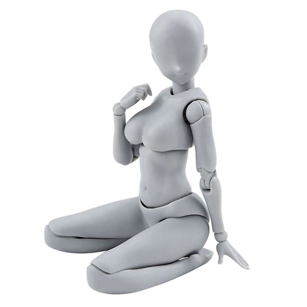 Actionfigurer ritfigurer för konstnärer Actionfigurmodell Mänsklig mannekäng Man Kvinna Kits  (FMY) B