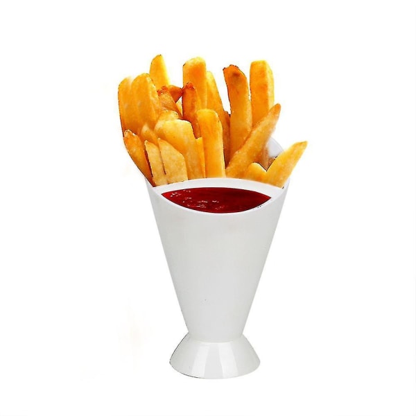 Fry French Chips Cup Salat Dipping Saus Cups Retter Ketchup Jam Dip Bowl (FMY)