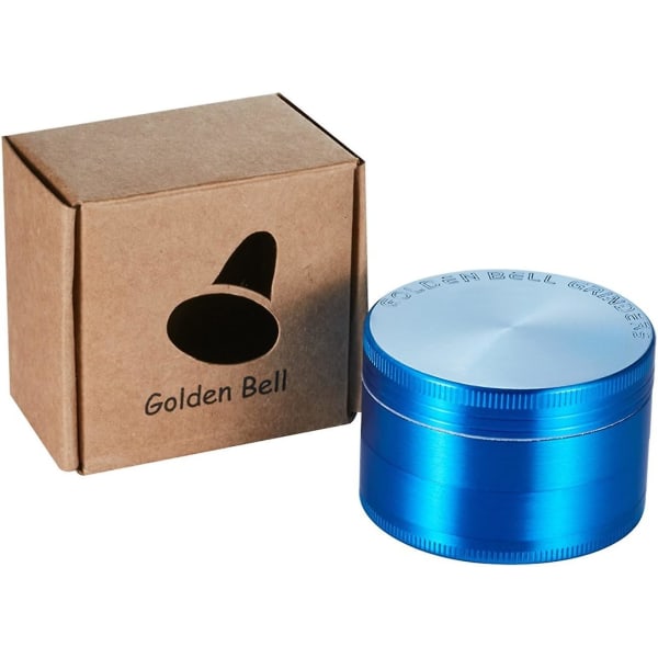 Pollenkværn Crusher Fr Spice,kruter,gewrze,urt,kaffee 4-teiliges Set Mit Pollen Scraper (blau)