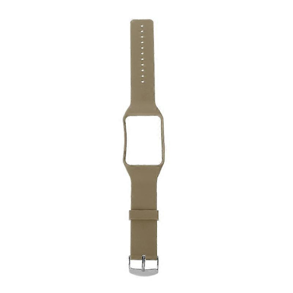 Silikonarmbåndsremmerstatning for Galaxy Gear S SM-R750 for Smart Watch (FMY) Coffee