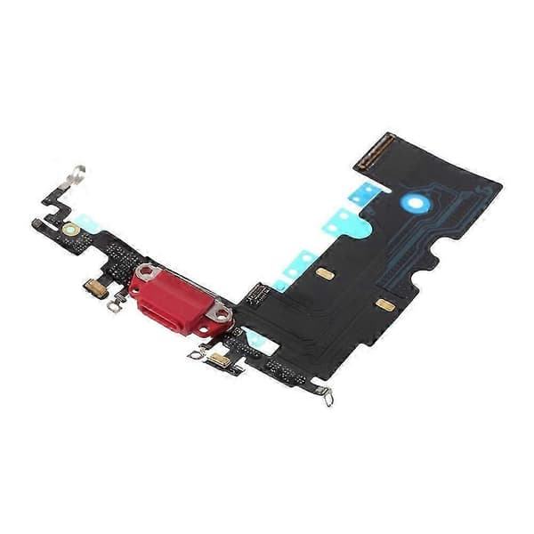 Tail Plug For Iphone Se (2020) Oem Demontering Dock Connector Ladeport Flex Kabel Erstatning - (FMY) Red