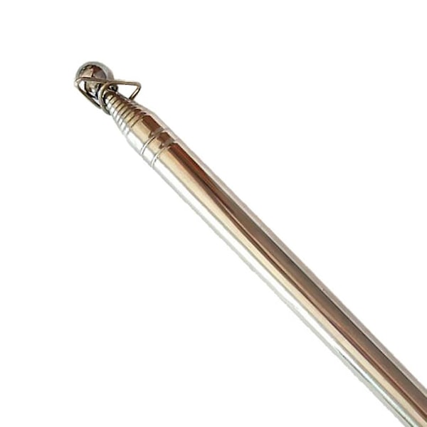 Guide Flagstang i Rustfrit Stål, Undervisningspegepind, Turguider, 2m Rød (FMY)