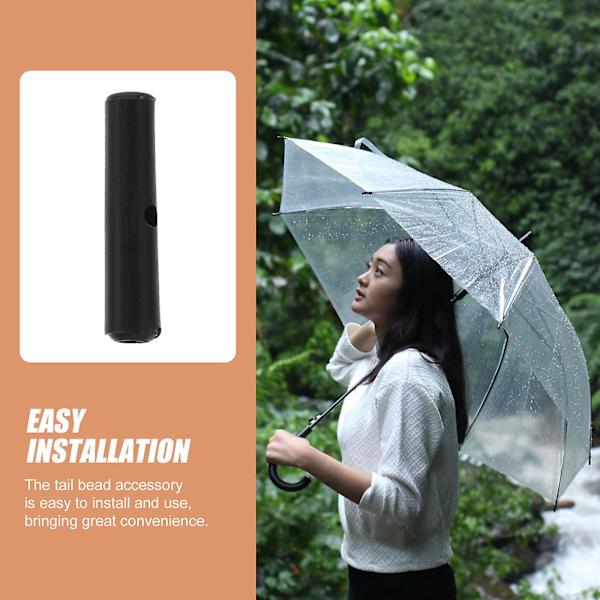1 Sæt Universelle Parasol Haleperler Plast Parasol Knogle Dæksler Udskiftning Parasol Haleperler (FMY) Black 2.60X0.60X0.60CM