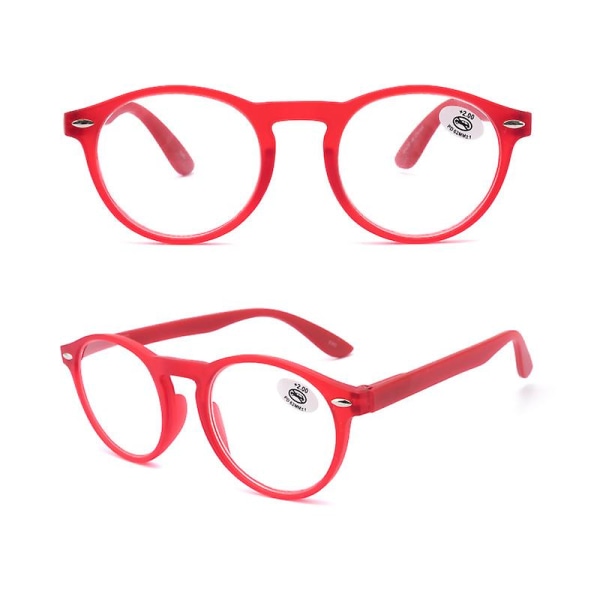 Wekity läsglasögon Kvinnor Män Mode Läsglasögon med komfort fjädergångjärn för läsning (FMY)