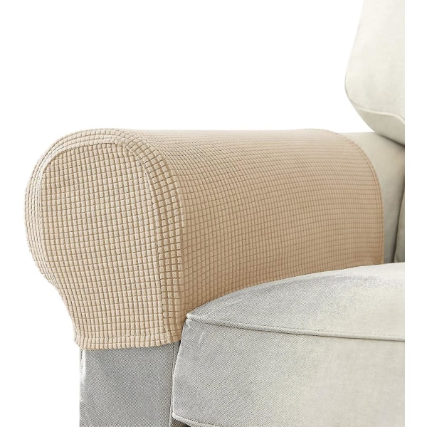 Armlenestol Armtrekk Stretch Sofa Arm Caps Armlenestøtter For Stoler  (FMY) Beige