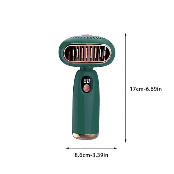 Bærbar Håndholdt Ventilator, Ventilator, Mini Ventilator Lommeventilator, Genopladelig Mini USB Ventilator (FMY) GN