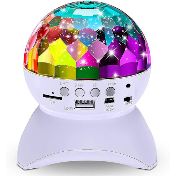 Disco-pallo Kotijuhlat Langaton Bluetooth-projektori, Valkoinen (FMY)