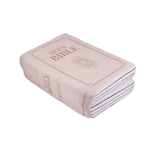 Tro Bibel Pute, Bibel Pute Bok Plussj Som Åpner, Pute, Pute, Bok Formet Bibel Vers Pute  (FMY) Photo Color