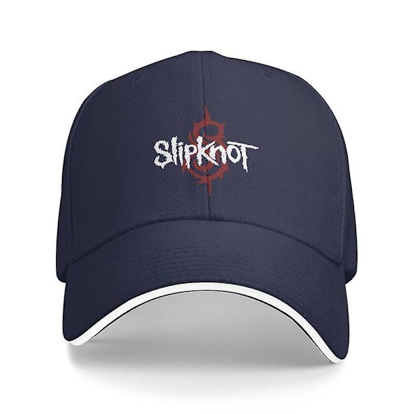 Klassisk Slipknots Rock Roll Band Baseballkeps för kvinnor och män Andningsbar Heavy Metal Music Dad Hat Performance  (FMY) Navy Blue Baseball Cap