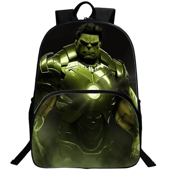 Barngåva Hulk-ryggsäck Student skolväska Tecknad barnryggsäck (FMY) L