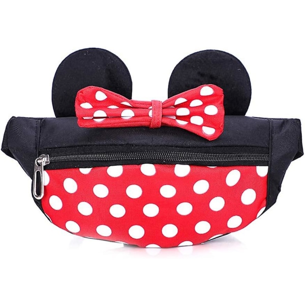 Söt Barn Fanny Pack För Små Flickor Disney Toddler Midjeväskor Barn Minnie Mouse Canvas Baby Fanny Pack  (FMY)