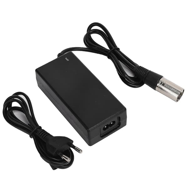 29,4V/2A litiumbatterilader med 3-pin hannerstikk - EU-plugg 100240V  (FMY)