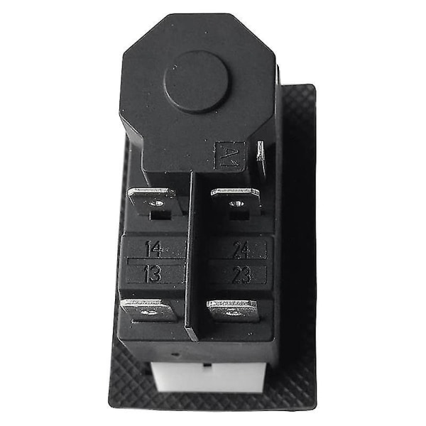 Elektromagnetiske brytere Trykknappbrytere for hageverktøy KJD17 220V 5 Pin -Terminaler  (FMY) Black