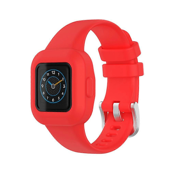 Silikoniranneke GarminFit JR 3 lapsille Yleinen älykello urheilukello Puhdas väri ranneke Garmin vivofit JR3 (FMY) Bright Red