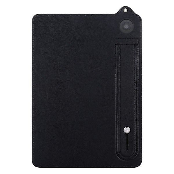 Amazon Fire HD 8 (2024) (2020) Kotelo Käsiremmi Jalusta Nahkainen Tablettisuojus - Harmaa (FMY) Multicolor Black