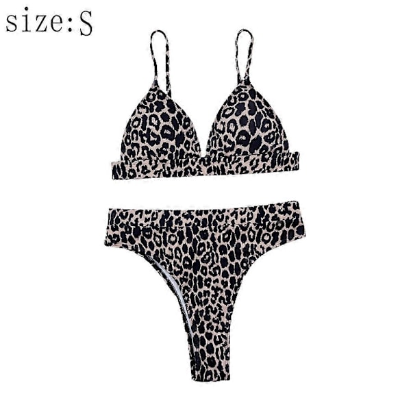 \"Sommer strand badedragt badedragt kvinders badedragt leopard bikini delt badedragt\" (FMY) s
