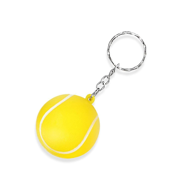 24 kappaleen tennispalloavaimenperät, minitennisstresspalloavaimenperät, urheilupalloavaimenperät, karnevaalin palkinto  (FMY) Yellow
