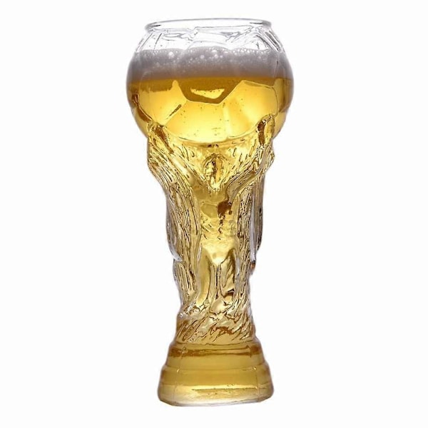 Transparent Fodbold Design Øl 450Ml Transparent Glas Fodbold Kop Design Krus (FMY)