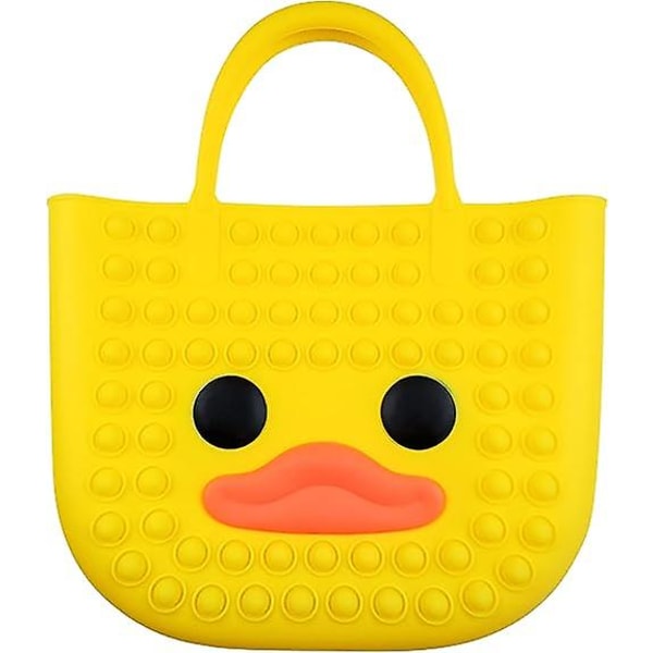 Babana Fidget-väska för tjejer - Bubble Push Pop-väska med galna ögon, Silikon Fidget-handväska leksak för barn | Födelsedag, påsk (FMY)