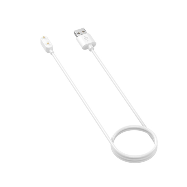 100cm Magnetisk Ladingkabel Smartklokke USB Lader Dock for Honor Band 8/Band 6/Band 7/Watch Fit (FMY) White Huawei Watch Fit