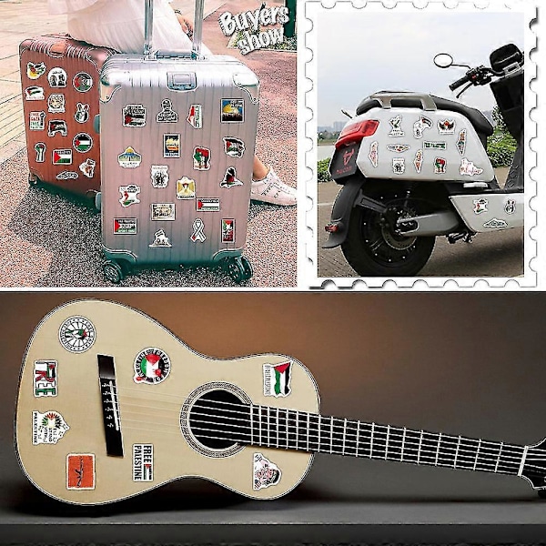 50 st Fri Palestina Seger Rädda Gaza Bilstickers (FMY)