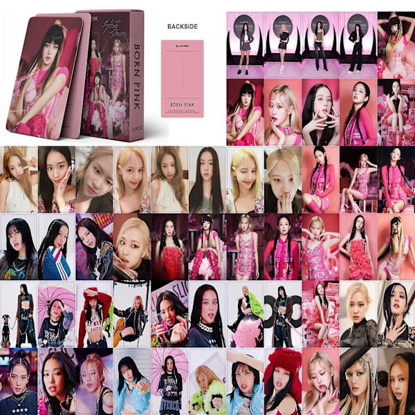 Blackpink Laser-valokuvat Polaroid-satunnainen pieni korttisarja Mini-valokuvat Kortit Fanit Lahja (FMY) Small Card